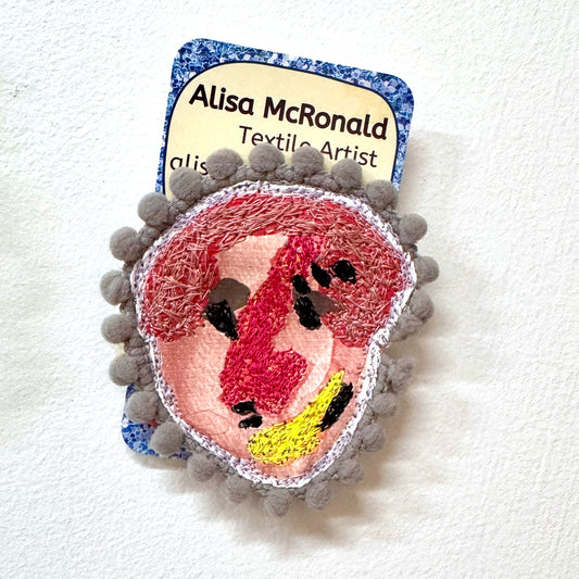 Embroidered Weirdo Pins