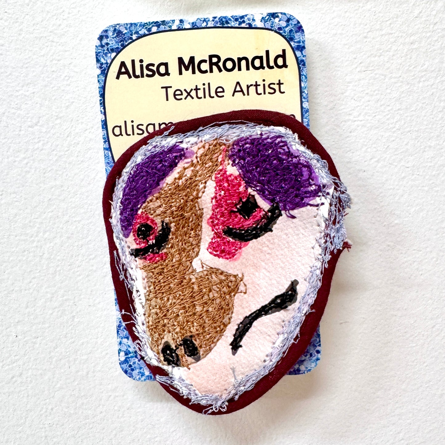 Embroidered Weirdo Pins