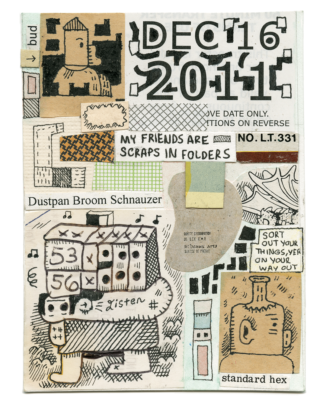 #736 My Friends Are Scraps In Folders, 2025