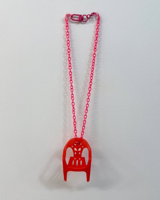 Bad Bunny Necklace - red