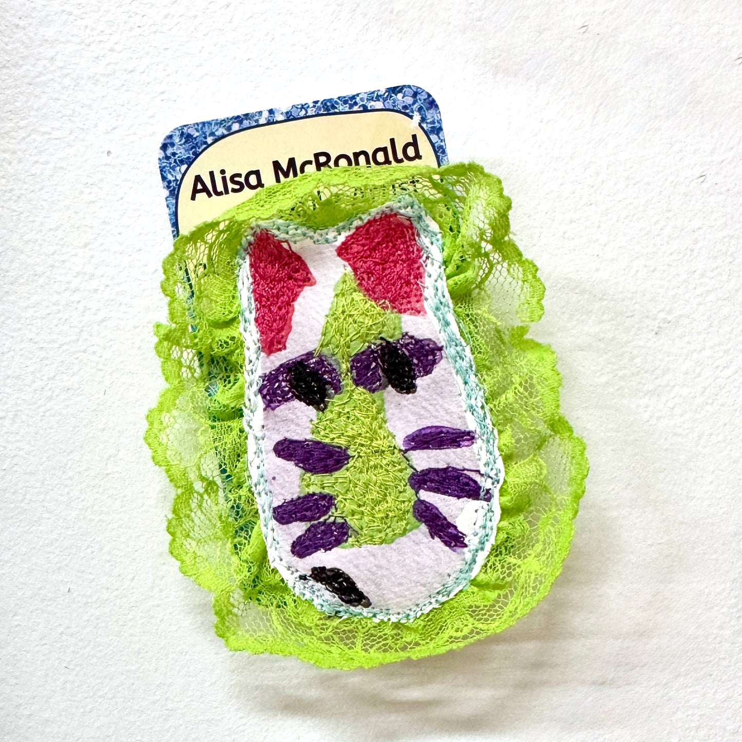 Embroidered Weirdo Pins