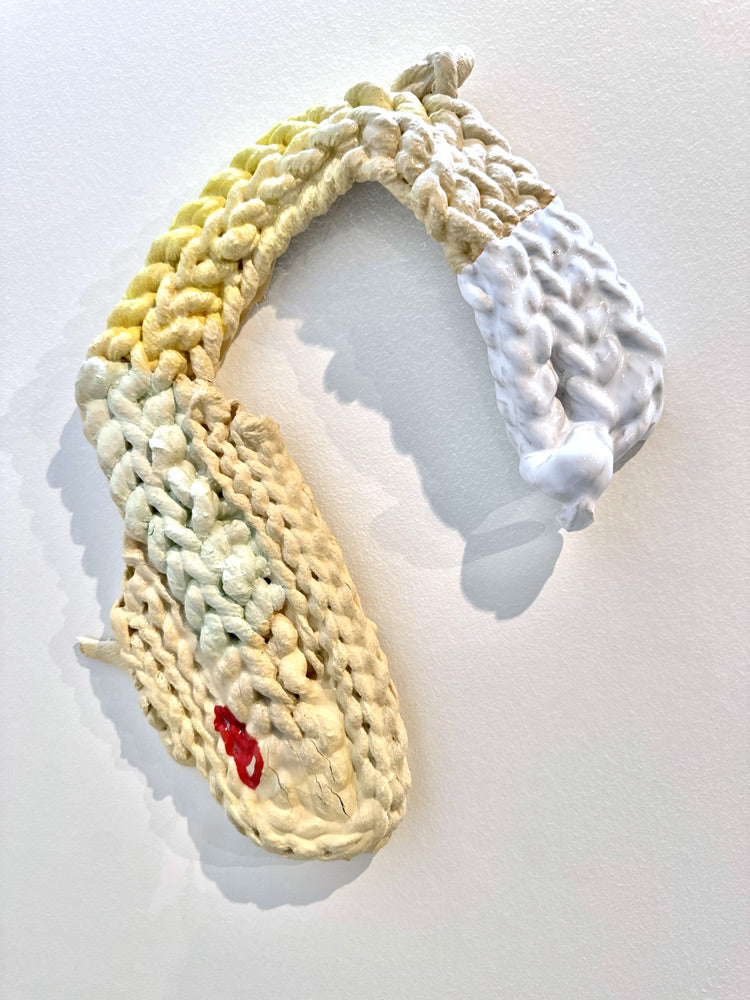 Untitled with winter mitten