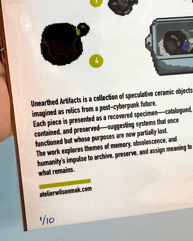 Unearthed Artifacts - limited edition poster