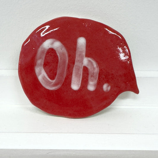 Ceramic Speech Bubbles