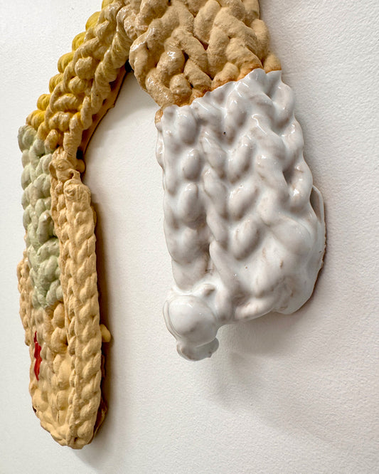 Untitled with winter mitten