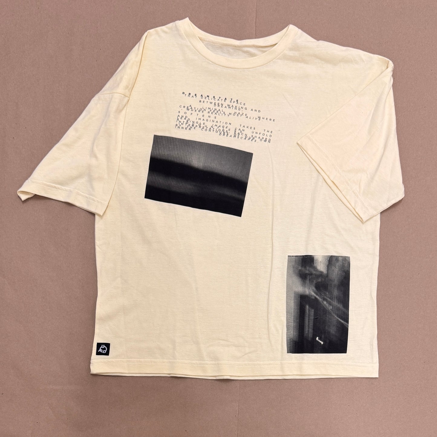Uni Design / Laura Clark Collab tee - cream