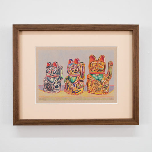 Liang Wang - Three Beckoning Cats