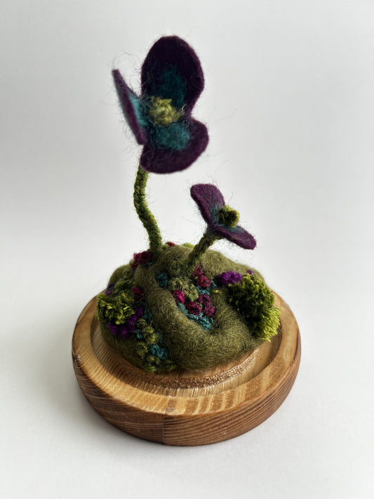 Tiny Garden: Fibre Art Terrarium