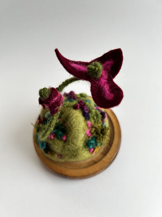 Tiny Garden: Fibre Art Terrarium