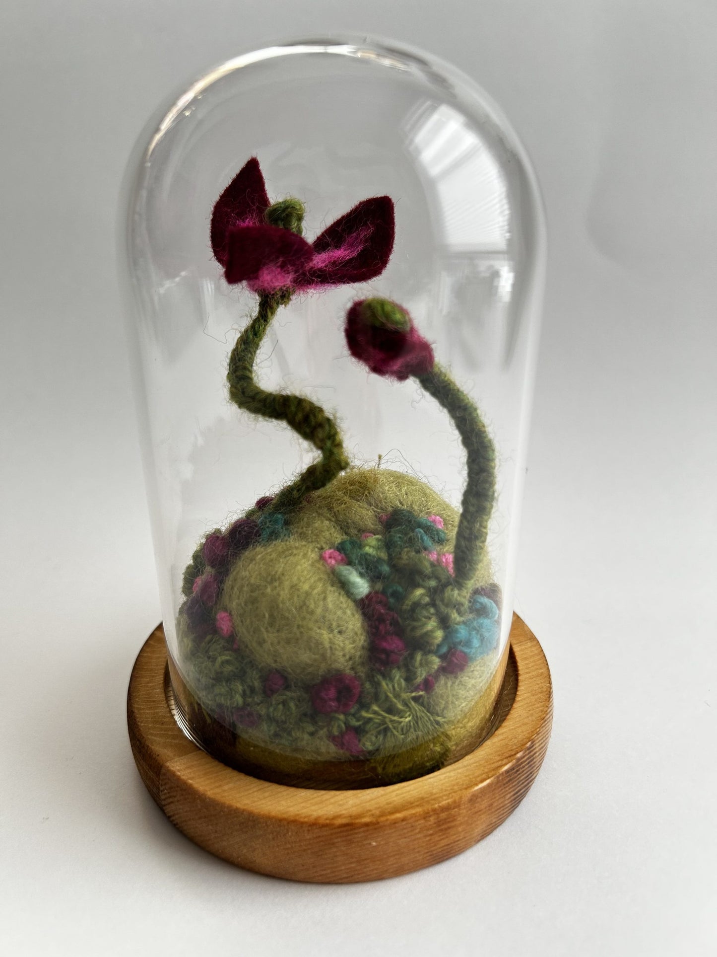 Tiny Garden: Fibre Art Terrarium