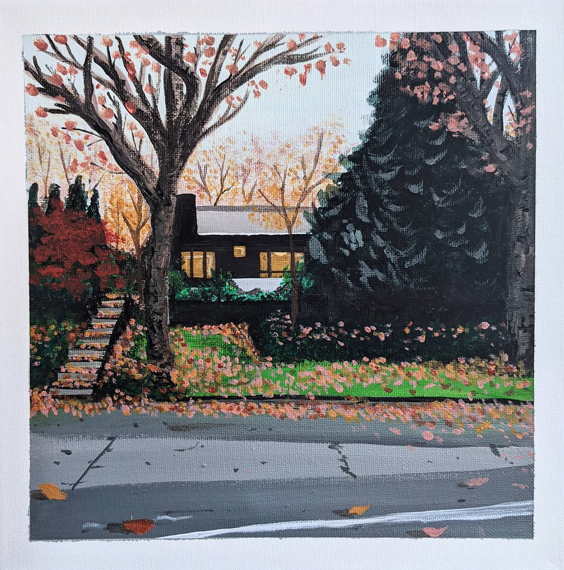 Leaves Down - Print