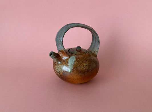 Wood/Soda Teapot