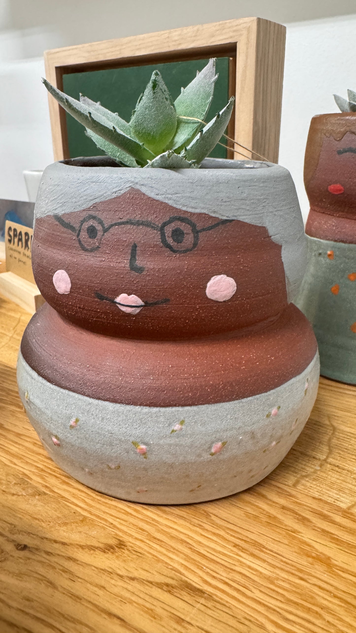 Grandma Ceramic Planter