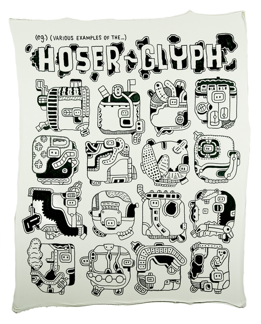 #543 (eg.) (Various Examples Of The…) Hoser~Glyph, 2018