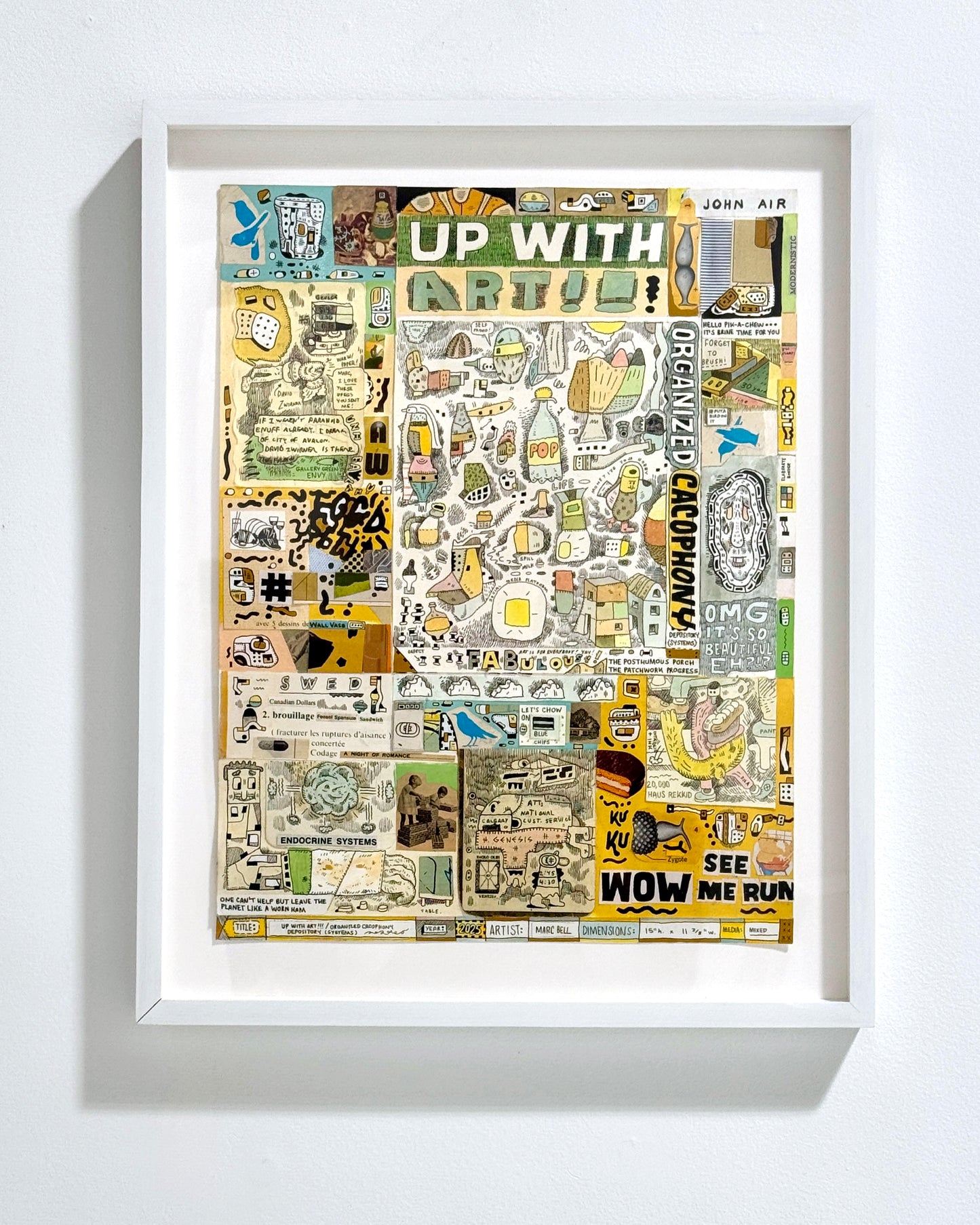 Up With Art!!!/ Organized Cacophony Depository (Systems), 2025