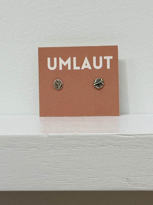 Yarrow sterling silver studs