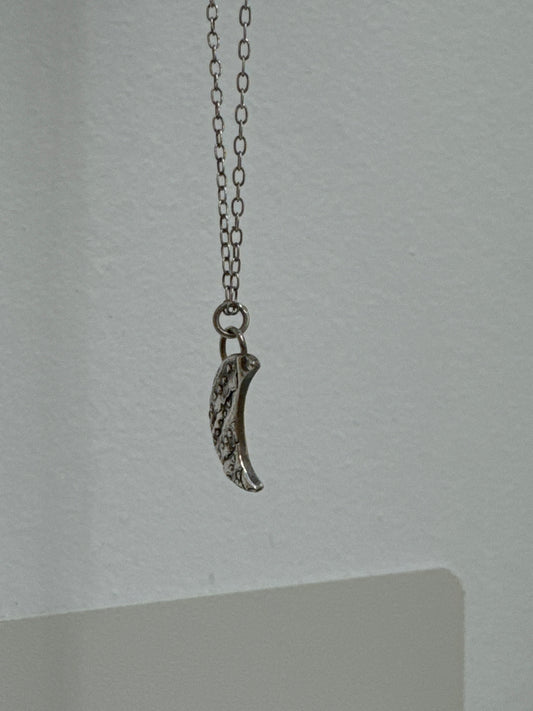 Silver Moon Necklace
