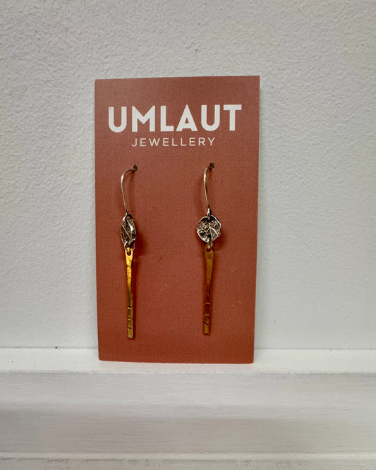 Mint dangle earrings