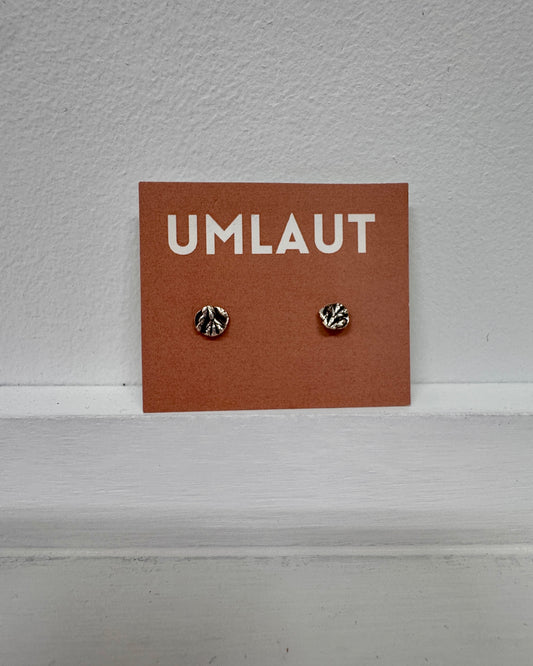 Cedar sterling silver studs