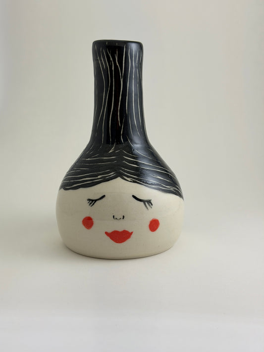 Miss Bunny Bun Vase