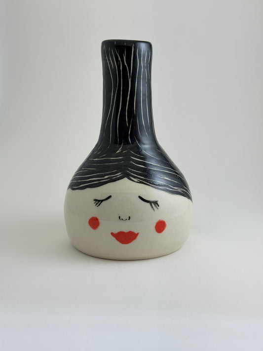 Miss Bunny Bun Vase