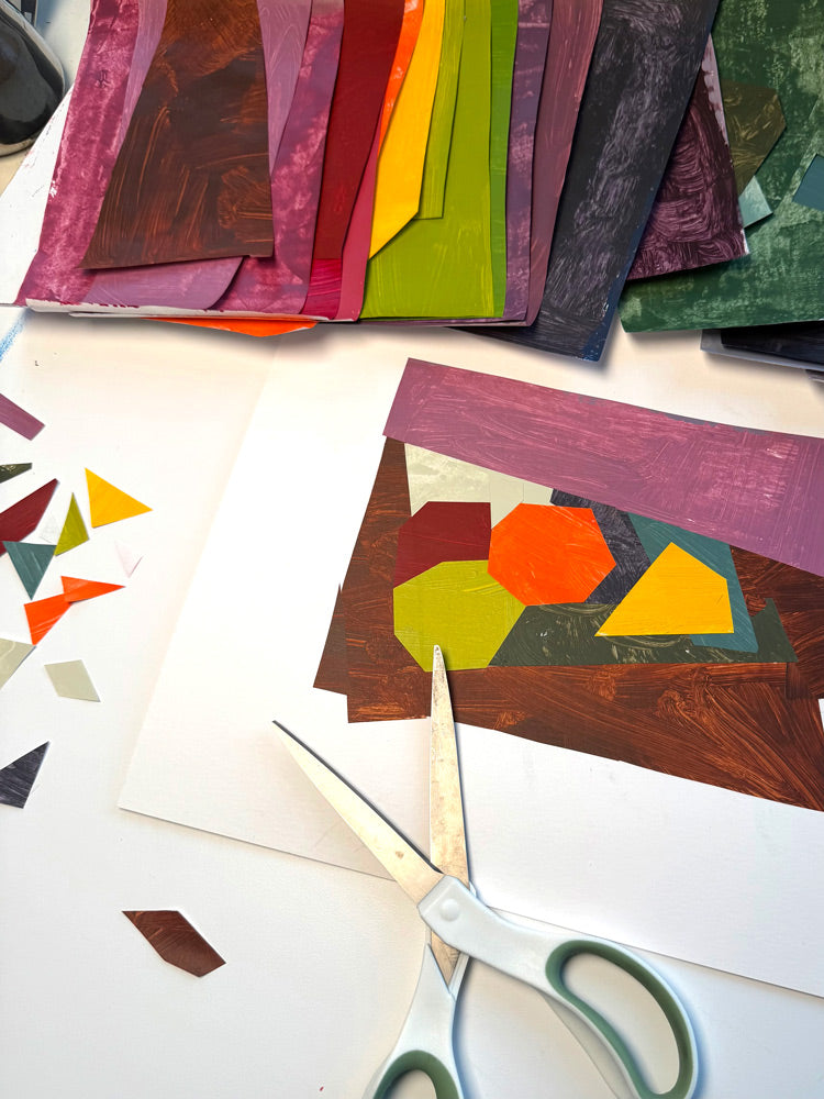 Workshop - Big Colour Shapes: Painting with Paper - Fiona Rough (Apr 25, 2026)