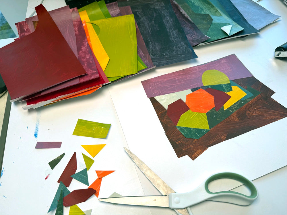 Workshop - Big Colour Shapes: Painting with Paper - Fiona Rough (Apr 25, 2026)
