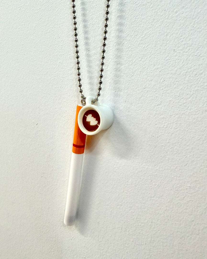 Coffee + Cigarette necklace