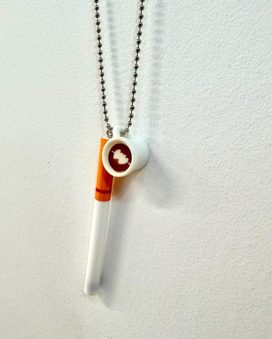 Coffee + Cigarette necklace