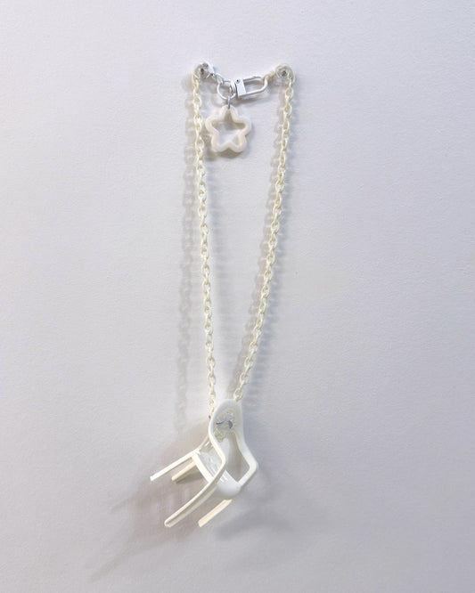 Bad Bunny Necklace - white