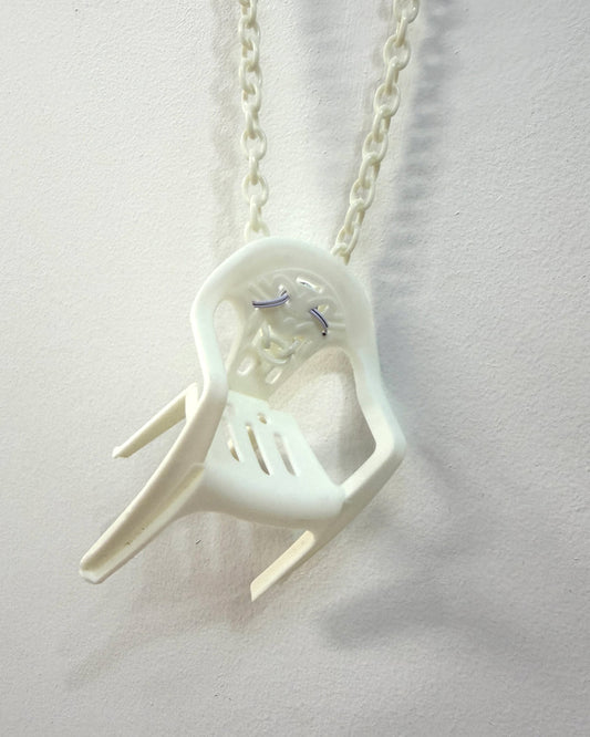 Bad Bunny Necklace - white