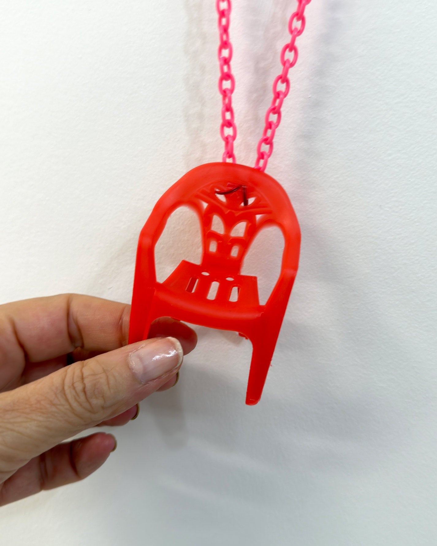 Bad Bunny Necklace - red