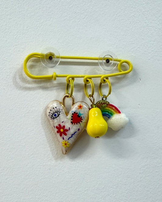 Pride Brooch - yellow