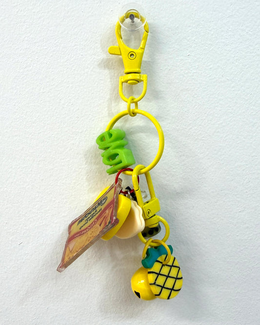 Sick Day Bag Charm - yellow