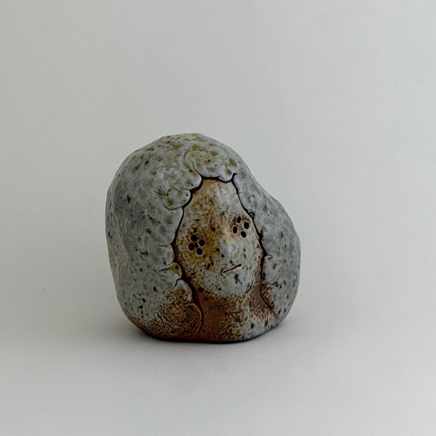 Pinched Girl Faces (Wood/Soda)