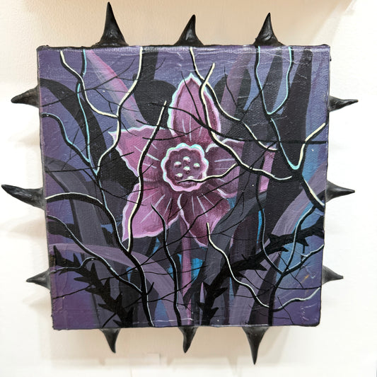 spiky flower painting