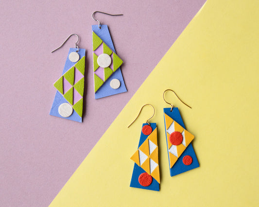 Quilted Mosaic Earrings