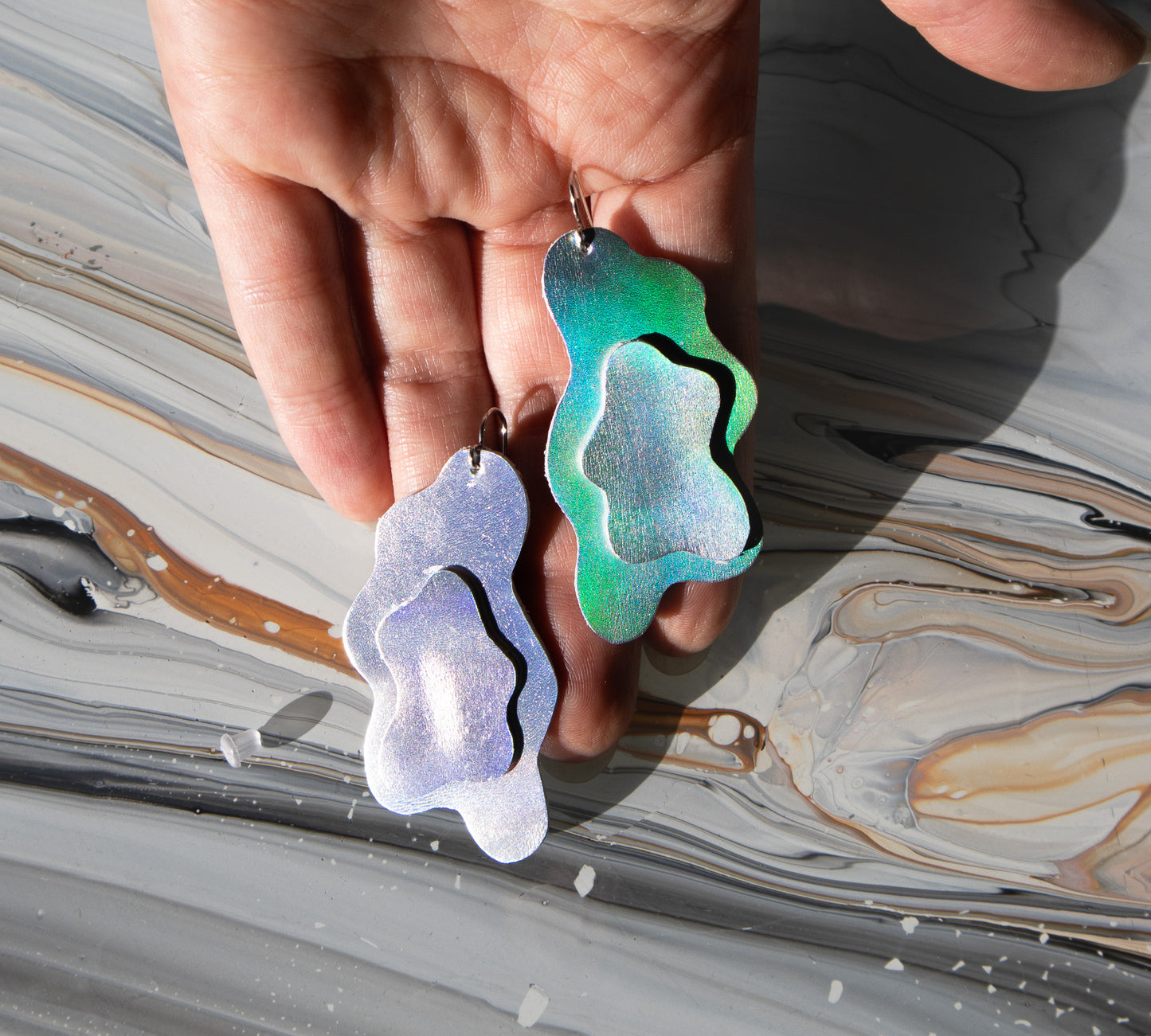 Space Blob Earrings