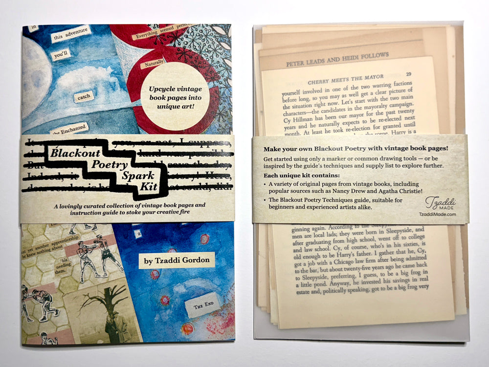 Blackout Poetry Spark Kits