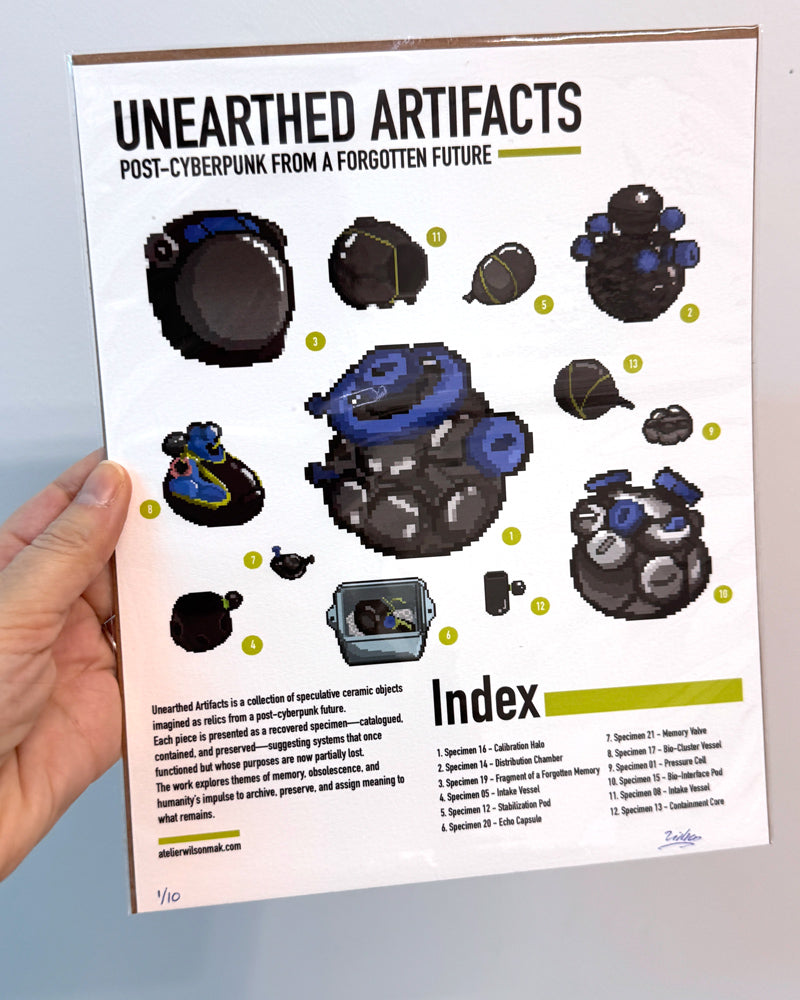 Unearthed Artifacts - limited edition poster