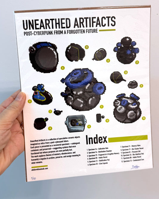Unearthed Artifacts - limited edition poster