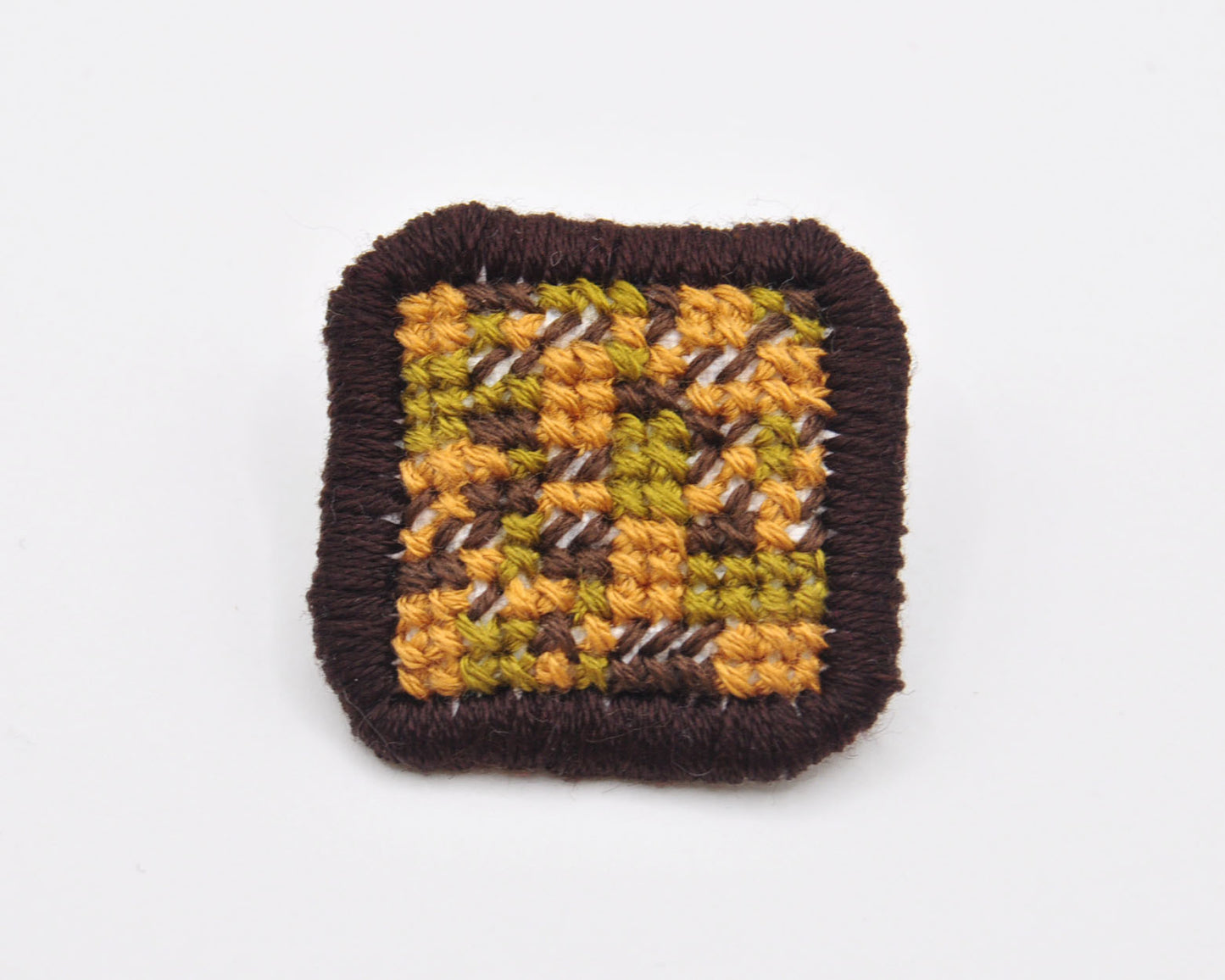 Glitch X-Stitch Pin