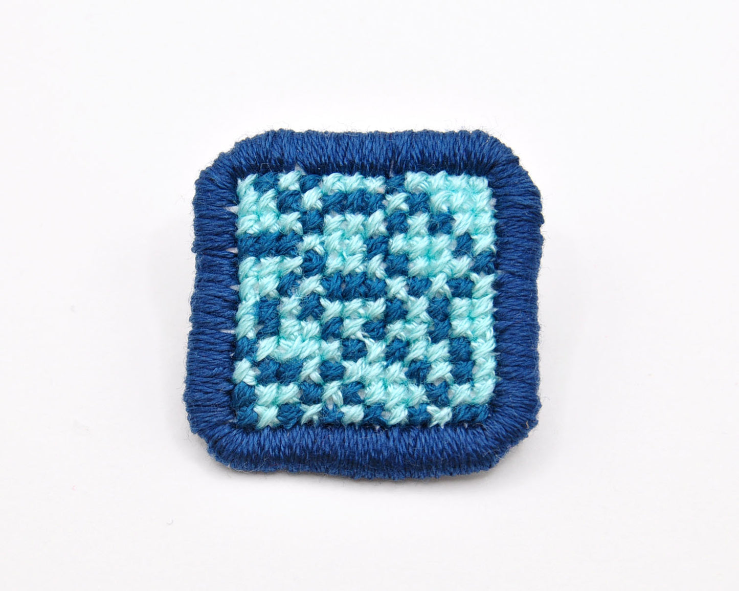 Glitch X-Stitch Pin