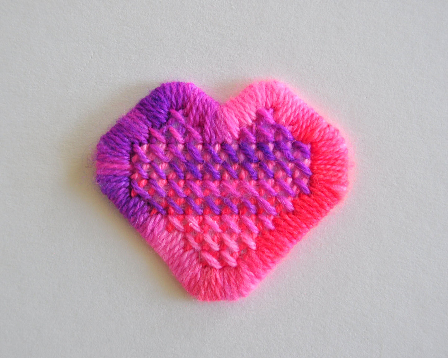 Heart X-Stitch Patch