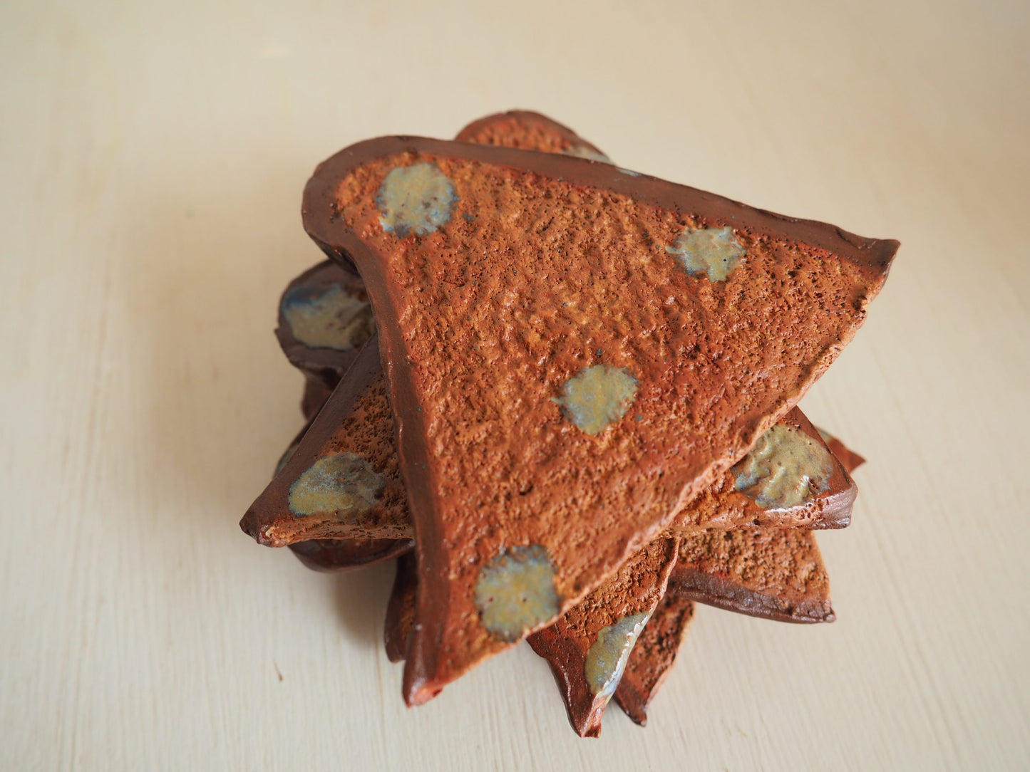 Stack of Moldy Rye Toast (Ergotism)