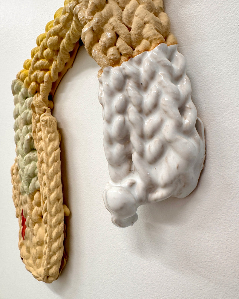 Untitled with winter mitten