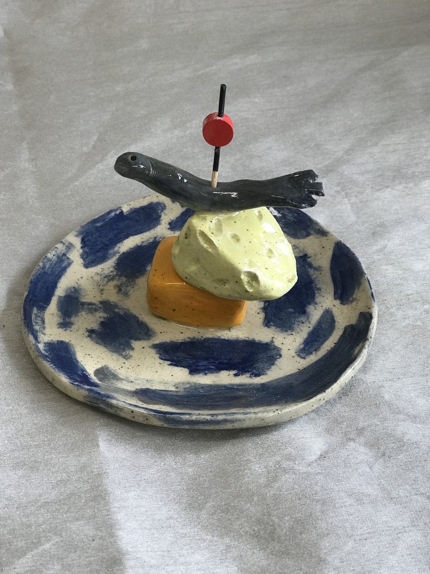 Sardine and Cheese Plate