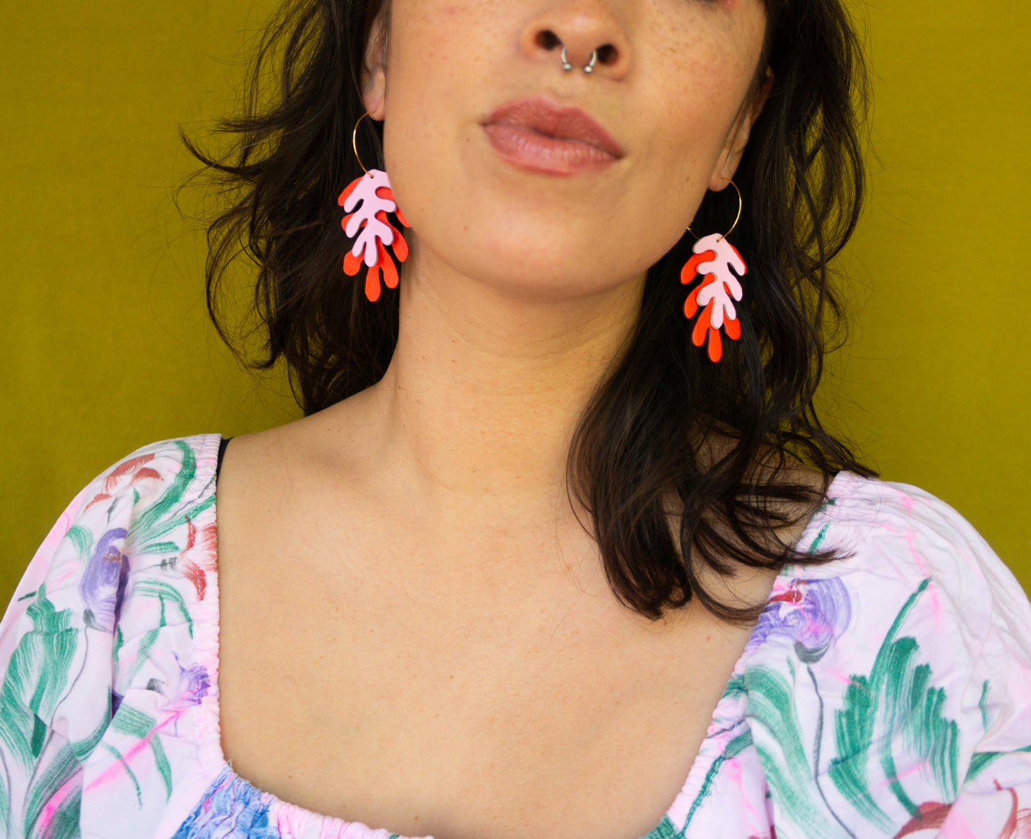 Wakame Earrings, Assorted Colours