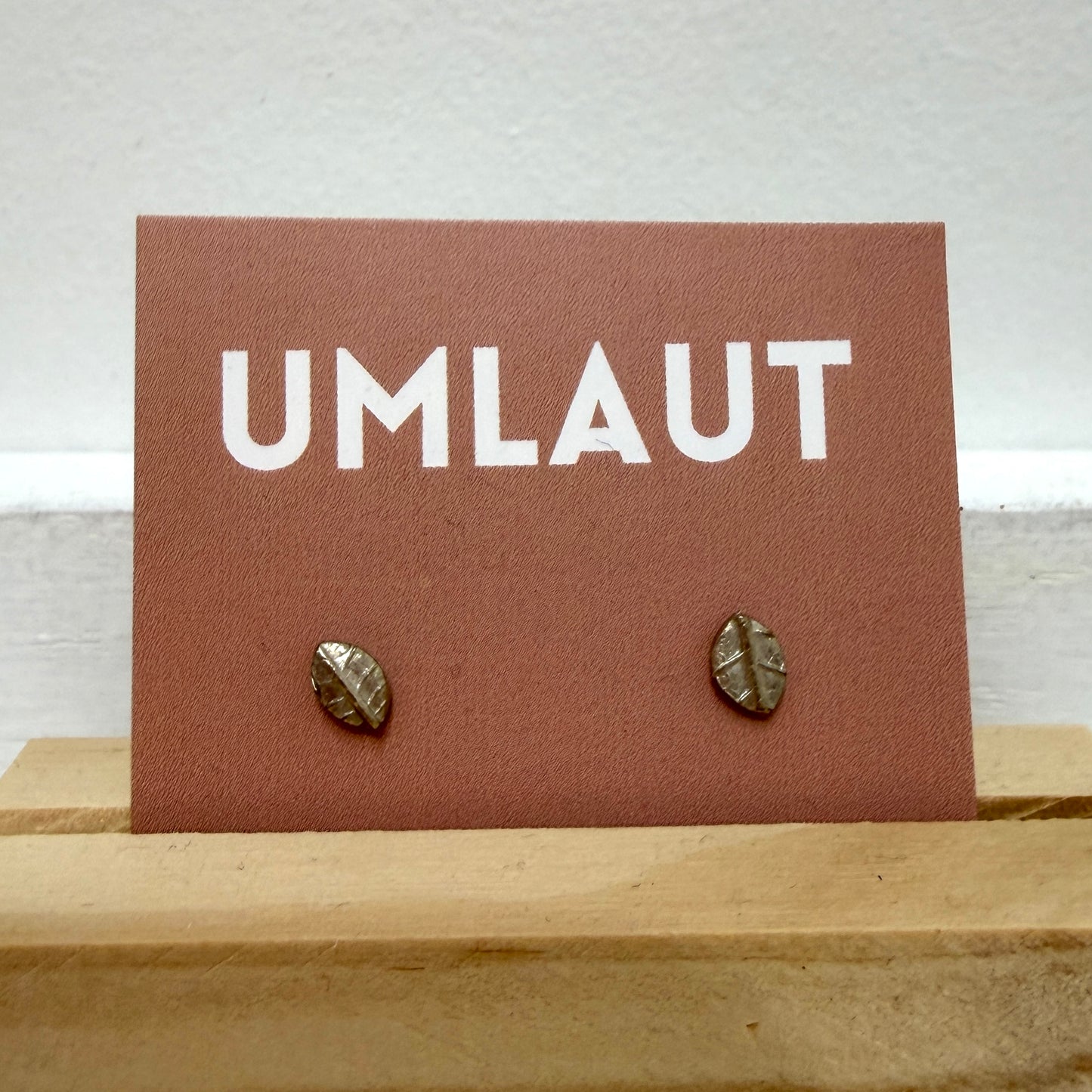 Smoke Bush sterling silver studs