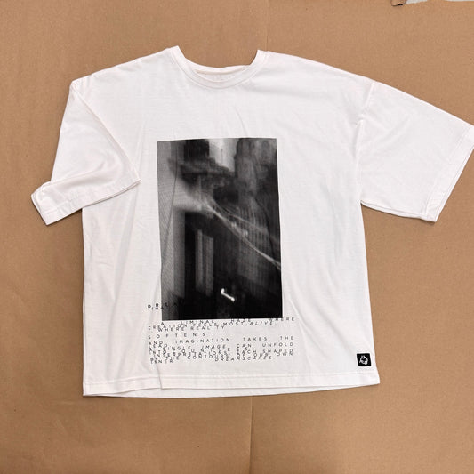 Uni Design / Laura Clark Collab tee - white